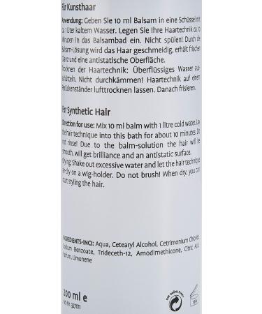 Bergmann Balm for Synthetic Hair 200ml - Nourish & Revitalize Your Wigs | International Shipping Available - Buy Online on GoSupps.com