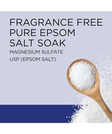 Dr Teal's Pure Epsom Salt Soak - Fragrance Free 4 lb (Pack of 2) - International Shipping Available - Buy Online on GoSupps.com