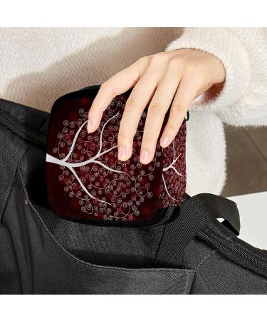 Period Bag Pad Holder | GIAPB Sanitary Napkin Storage | Makeup Pouch Abstract Floral Design - Buy Online on GoSupps.com