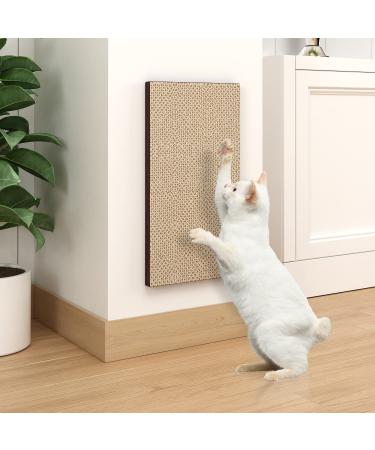 Way Basics Premium Eco-Friendly Wall Mount Scratch Pad Cat Scratcher (Uniquely Crafted from Sustainable Non Toxic zBoard Paperboard), Espresso - Buy Online on GoSupps.com