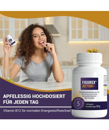 Figureex Keto Capsules | Enhanced Metabolism with Vitamin B12 | 120 Capsules for Men & Women | Optimal Ketogenic Nutrition - Buy Online on GoSupps.com