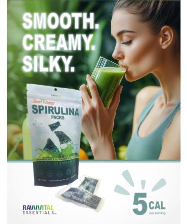 Easy Boost Fresh Frozen Spirulina Packs 100% Natural Non-GMO Vegan (4) - Buy Online on GoSupps.com