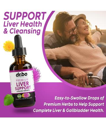 Liver Cleanse Detox & Repair Organic - Natural Liver Support Supplement Liquid Drops Milk Thistle Dandelion Chanca Piedra Extract Artichoke - Gallbladder Health Formula Supplements Liquid Drops 2oz - Buy Online on GoSupps.com