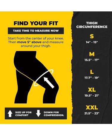 CopperJoint Compression Knee Sleeve - Support for Workout, Running, Weightlifting - Large Size for Arthritis Pain & Swelling - Buy Online on GoSupps.com