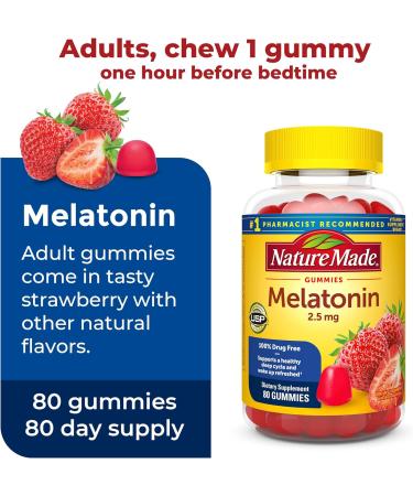 Nature Made Adult & Kids Melatonin Gummies Combo Pack for Restful Sleep, Family Pack, Sleep Aids for Adults & Kids, Two Sleep Gummies Bottles - Buy Online on GoSupps.com