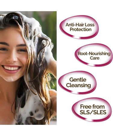 Mineaderm Shampooing anti-chute pour cheveux fins et sans force - Shampooing fortifiant nourrissant avec Procapil biotine k ratine v g tale et complexe peptidique - Sans SLS/SLES - 300 ml - Buy Online on GoSupps.com