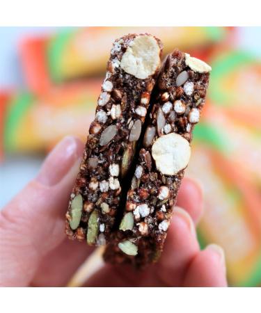 BEAM Mint Chocolate Seed Bar | Nut Free, Gluten Free, Dairy Free | High Fiber, Plant-Based Snack | 12x30g Bars - Buy Online on GoSupps.com
