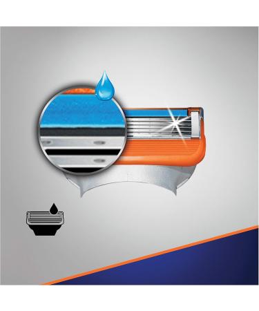 Buy Gillette Fusion5 Power Razor Blades for Men - 5 + 5 Refill Packs | Fast International Shipping - Buy Online on GoSupps.com
