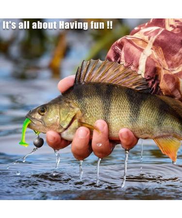 Paddle Tail Swimbaits Soft Plastic Lures Kit 8cm - 30pcs for Bass Trout Walleye Crappie | CWSDXM Soft Fishing Lures - Buy Online on GoSupps.com