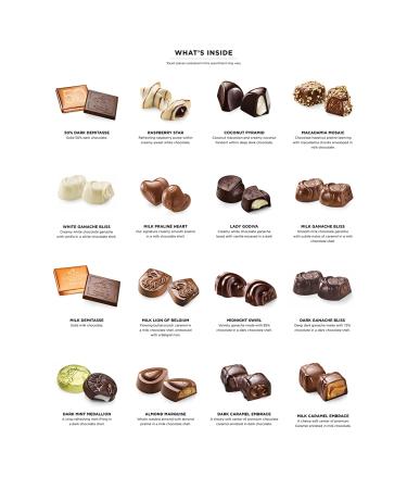 Godiva Assorted Chocolate Gold Gift Box 36 pc. with Thank You Ribbon - Buy Online on GoSupps.com