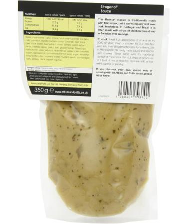  Atkins & Potts Atkins and Potts Stroganoff Sauce 350g (Pack of 6) - Buy Online on GoSupps.com