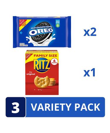 OREO Cookies & RITZ Crackers Variety Pack - Family Size - 3 Packs - Buy Online on GoSupps.com