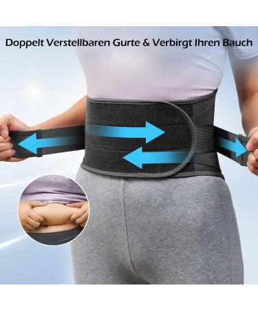 Buy Freeetoo Breathable Back Support Belt for Men & Women - 5-Stay Sports Back Band Adjustable S Size (70-90 cm) - International Shipping Available - Buy Online on GoSupps.com