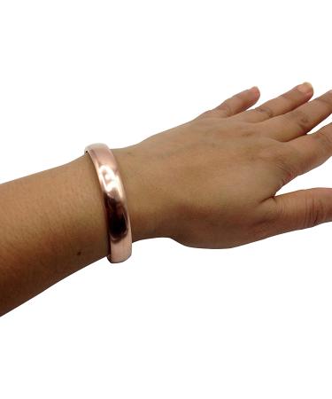 Hand Forged 100% Copper Bracelet - Joint Pain Relief, Inflammation Reduction & Skin Allergy Healing - Buy Online on GoSupps.com