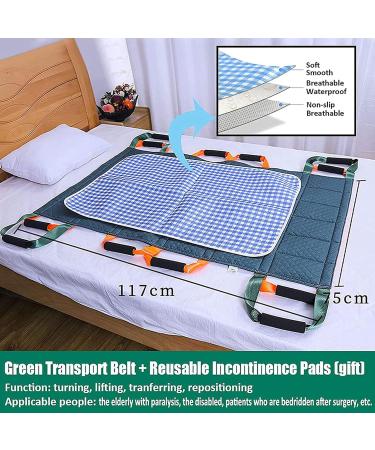 Positioning Bed Pad with 12 Handles - Multipurpose Bed Pads Washable Perfect Load Bearing 264.5lb for Patient Turning Lifting & Sliding Transfer Sheets Transfer Sheets - Buy Online on GoSupps.com