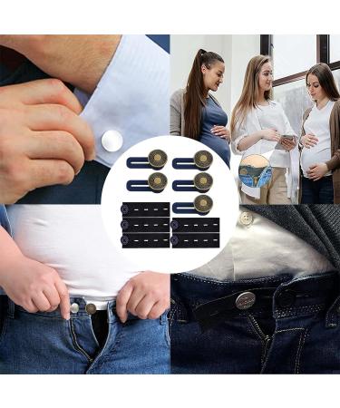 Waist Extender Button for Trousers 10pcs - Adjustable Trouser Waistband Extenders for Men, Women, and Pregnant Trousers - Ideal for Pants, Shorts, Jeans, Skirts - Buy Online on GoSupps.com