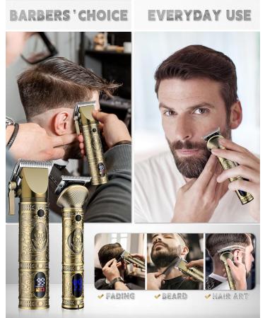 AMULISS Professional Hair Clippers for Men - Cordless Hair Cutting Kit & Beard Trimmer Set - Perfect Gift for Men - Buy Online on GoSupps.com