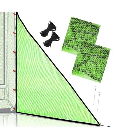 Golf Cage Net Golf Cage Netting Golf Hitting Cage Golf Nets for Backyard Driving Heavy Duty Golf Cage Net High Impact Golf Net System with Target(Size Optional) Barrier Side Net 2Packs