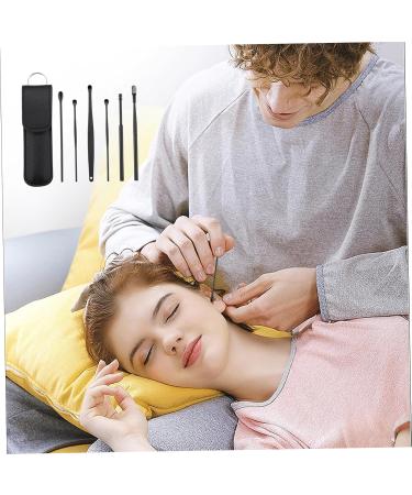 Ear Cleaning Kit Ear Wax Cleaner 6PCS Earwax Removal Kit with Storage Sleeve Painless Ear Picks Easy to Use Stainless Steel Ear Cleansing Tool Set for Relaxing Massaging Ears - Buy Online on GoSupps.com