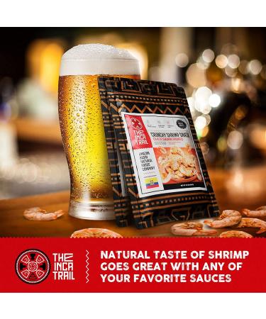 Inca Trail Spicy Shell-On Shrimp Snack - Gluten Free & Organic - High Protein Umami Seafood - 1oz - Buy Online on GoSupps.com