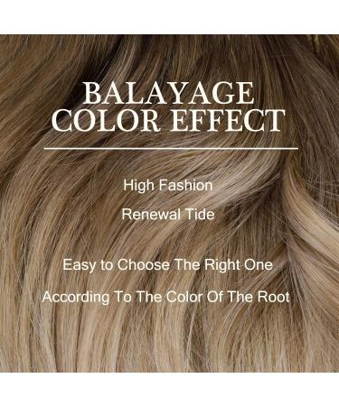 Laavoo Clip-In Hair Extensions | Balayage Ombre Real Hair | Double Weft 55cm 70g #8/18/60 - Buy Online on GoSupps.com