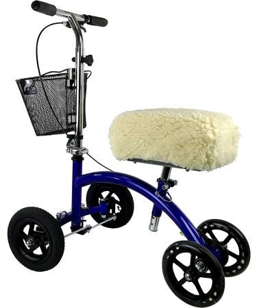 KneeRover Deluxe Sheepette Knee Walker Kneepad Cover - Thick Comfortable Padding - Buy Online on GoSupps.com