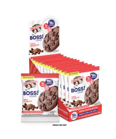 Lenny & Larry's The BOSS Cookie Triple Chocolate Chunk 12 Cookies 2 oz (57 g) Each