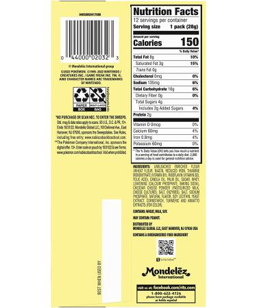 RITZ Cheese Sandwich Crackers - 12 Packs of 1 oz Bits - Buy Now - Buy Online on GoSupps.com