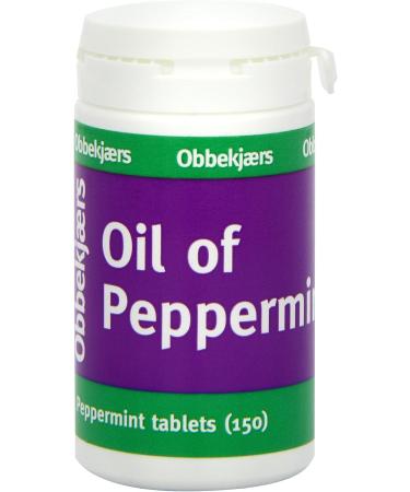 Obbekjaers Peppermint Tablets - 150 Tabs | Natural Fresh Breath Support - Buy Online on GoSupps.com