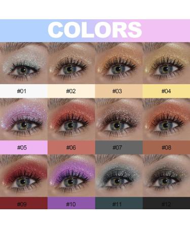 Shop 3 Colors Waterproof Crystal Liquid Glitter Eyeshadow Kit | Sparkling Eye Makeup & Highlights (04+05+07) - International Shipping Available - Buy Online on GoSupps.com