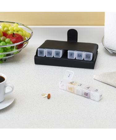 e-Pill 5x A Day 7-Day Pill Organizer - Vitamin & Medicine Storage with Discreet Case | International Shipping - Buy Online on GoSupps.com