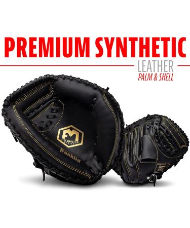 Franklin Sports Youth Baseball Catchers Mitt - Field Master Right Hand Glove for Kids - 31.5 Half-Moon Web Softball Catcher Mitt - Buy Online on GoSupps.com