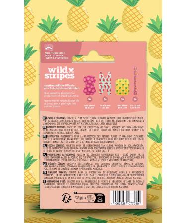 Wild Stripes Plaster Set - 20 Water-Resistant Finger Flexi Plasters | Skin-Friendly & Ergonomic - 24h Protection for Water Festivals & Wounds - Buy Online on GoSupps.com