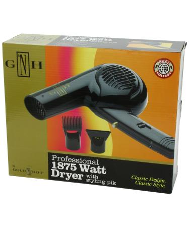 Gold N Hot Professional 1875-Watt Hair Dryer with Styling Pik | International Shipping Available - Buy Online on GoSupps.com