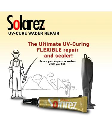 SOLAREZ UV-Cure Wader Repair & Sealer (5g) - Quick & Easy Boot & Wader Fix | Fast-Curing, Strong, Flexible Adhesive - Buy Online on GoSupps.com