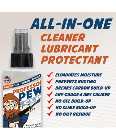 Professor Pew Gun Rust Remover & CLP Oil - Clean, Lubricate, Protect Firearms - Buy Online on GoSupps.com