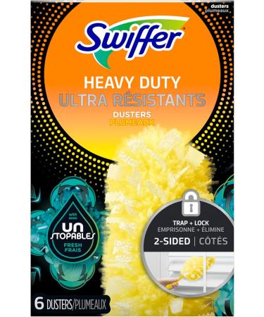 Swiffer Dusters Multi-Surface Heavy Duty Duster Refills Unstopables Fresh Scent 6 Count - Buy Online on GoSupps.com