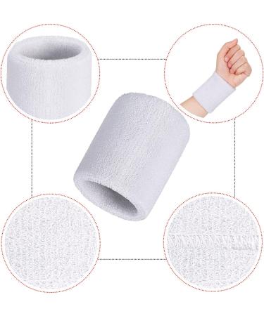 12 Cotton Welding Bands for Men & Women - Ideal for Tennis Basketball Running & Gym Training | White & Opulent Garden - Buy Online on GoSupps.com