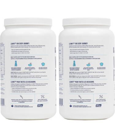 LEANFIT WHEY PROTEIN Natural Vanilla - Pack of 2 (two) 100% Whey Protein Powder 25g Protein Per Serving Grass-Fed Gluten-Free BCAAs Amino Acid - 26 Servings 832g Tub - Buy Online on GoSupps.com