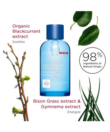 CLARINSMEN After Shave Soothing Toner | Cooling Aftershave for Men | Minimizes Pores, Soothes Irritation | 3.4 Fl Ounces - Buy Online on GoSupps.com