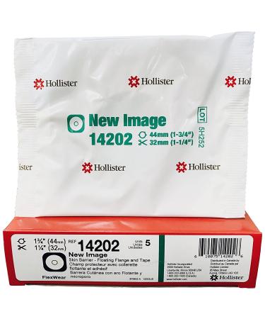 Hollister New Image Skin Barrier Cut To Fit 1 3/4" Flange With Tape - Box of 5 - Model 14202 - Buy Online on GoSupps.com