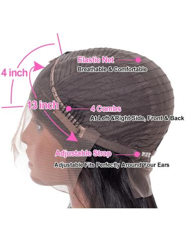 ISEE Hair 10A Brazilian Virgin 180% Density Straight Lace Front Wig - 20 Inch - Buy Online on GoSupps.com