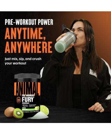 Animal Fury Pre Workout Powder - Kiwi Lime 350mg Caffeine BCAA Amino Acids 2g Beta Alanine Citrulline & Tyrosine Energy Focus Strength Endurance Preworkout for Men & Women 30 Servings NEW - Kiwi Lime 30 Servings (  - Buy Online on GoSupps.com