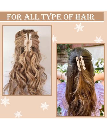 Large Hair Claw Clips 8 Pack 4.3" Hair Clips for Women & Girls Strong Hold Matte Claw Hair Clips for Women Thick Hair & Thin Hair 90's Vintage Jaw Clips (C1) - Buy Online on GoSupps.com