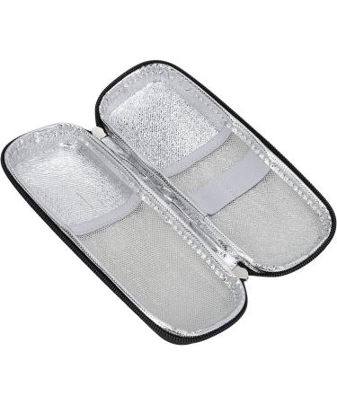 Insulin Cooler Travel Case - Portable Multi-Layer Zipper Design Refrigerator Bag (Black) - Buy Online on GoSupps.com