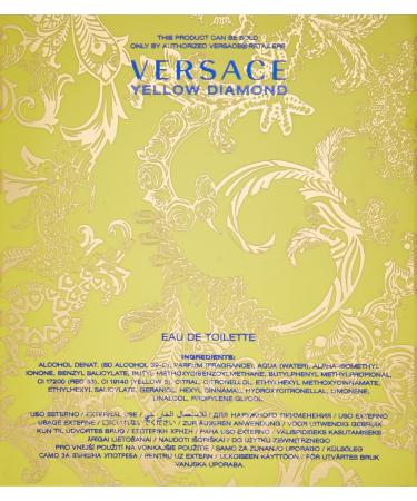 Versace Yellow Diamond by Versace 3 oz EDT Spray for Women - pack of 1 Floral Lemon Orange Pear 3 Fl Oz (Pack of 1) - Buy Online on GoSupps.com