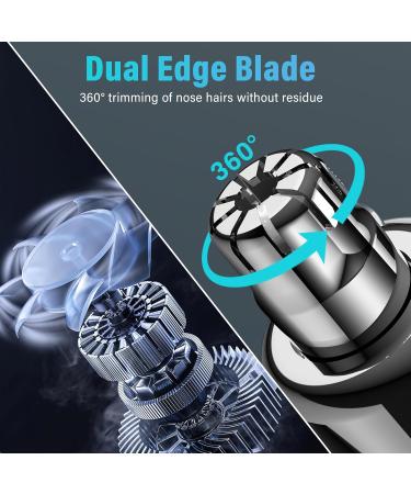 Buy Rechargeable Nose Hair Trimmer for Men & Women Painless Dual Edge Blades Battery Indicator Dust Protection Cap - Buy Online on GoSupps.com