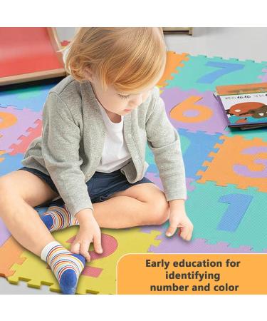 Buy Foam Mats for Kids - Interlocking Alphabet & Numbers Mat | 36 Tiles | Perfect Baby Play Mat for Toddlers & Exercise - Buy Online on GoSupps.com