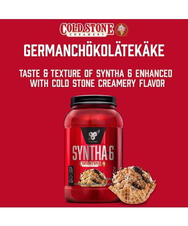 BSN Syntha-6 German Chocolate Cake Protein Powder - 2.59 lbs | Cold Stone Creamery Flavor - Buy Online on GoSupps.com
