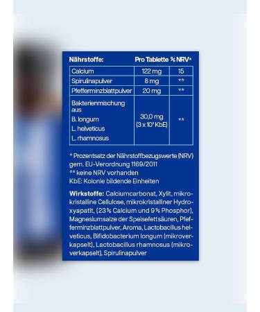 Everydays Smile Probiotics Lollipops - Peppermint Dental Bacteria Tablets for Bad Breath & Oral Hygiene - Buy Online on GoSupps.com